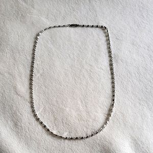 Vintage Necklace from Germany aluminum lightweight snail chain